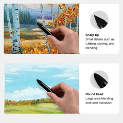 Rubbing Brush for Oil Pastel and Sketch Set | PB114