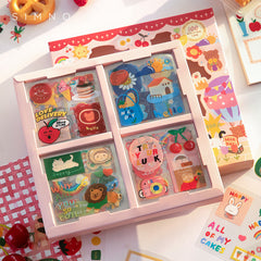 Kinder Sticker Set Geschenkbox 100 Stück | SKE126 