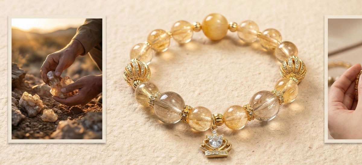 citrine bracelet style blog
