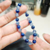 Handmade natural blue kyanite bracelet for stress relief and mental clarity by HEYDUCK