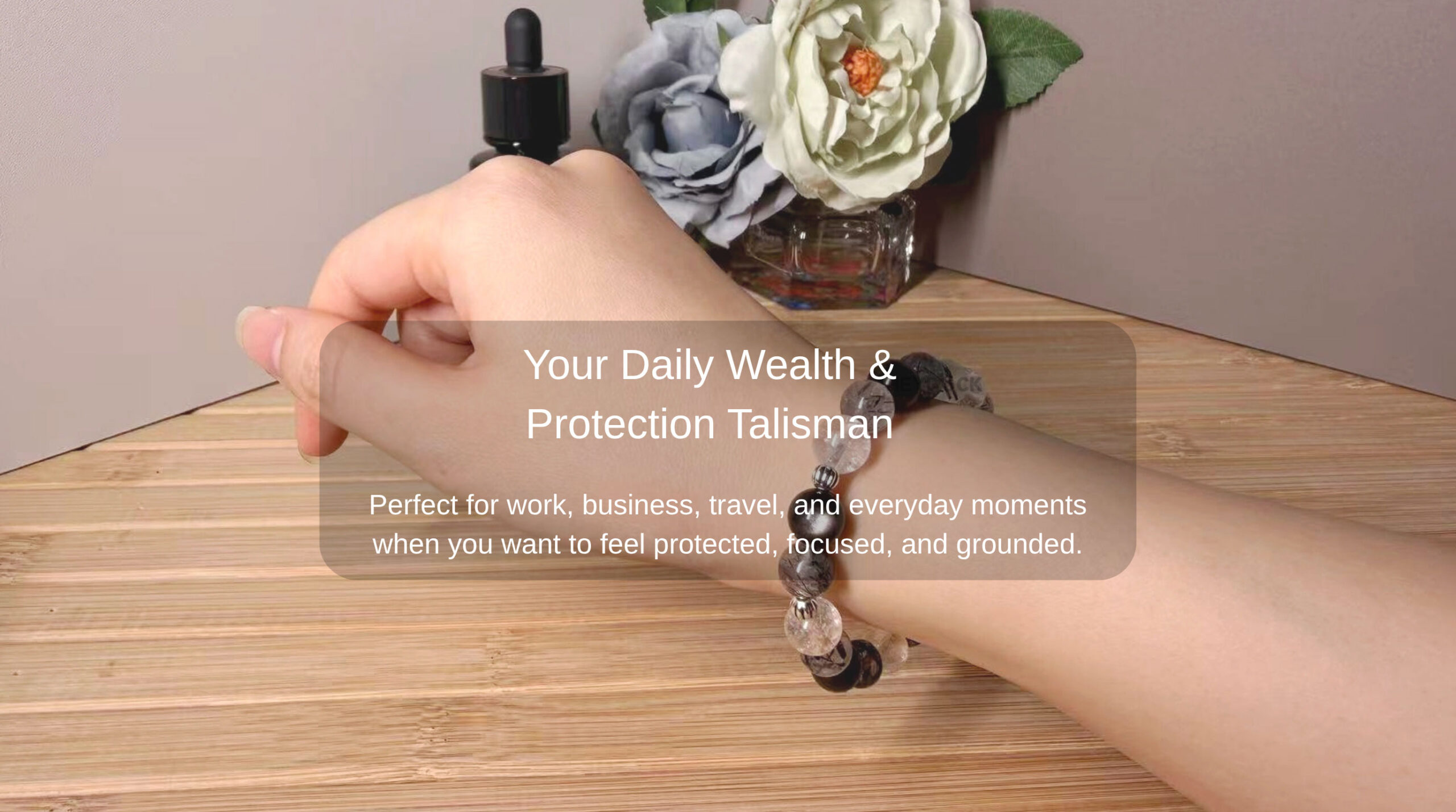 Silver Obsidian Wealth Shield Bracelet designed for daily protection, steady prosperity, and positive energy