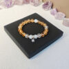 Moonstone and Golden Ice Quartz Prosperity Bracelet featuring natural crystals for emotional balance, confidence, and abundance energy