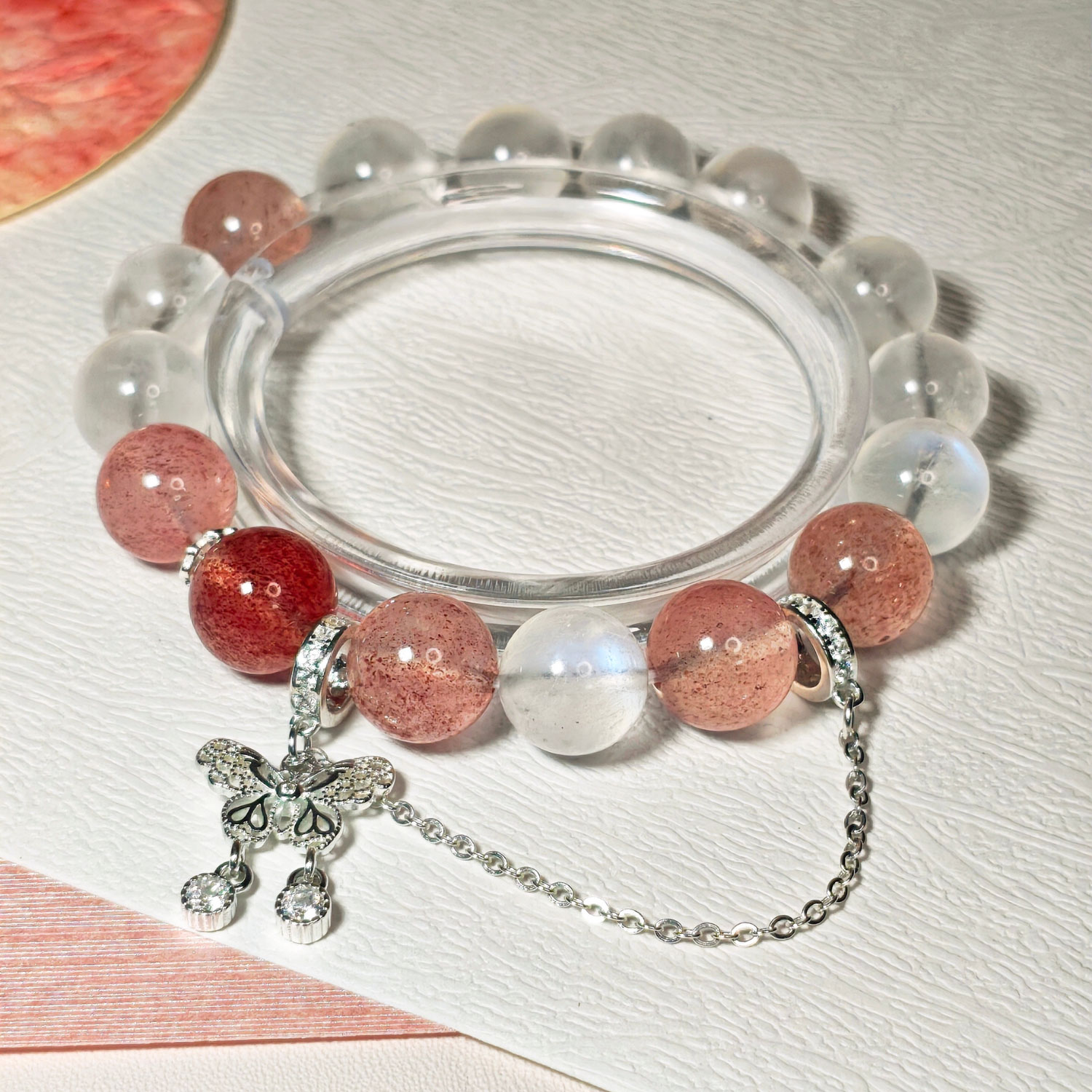 ButterflyBloom CL crystal bracelet symbolizing love, personal transformation, rebirth, and new beginnings