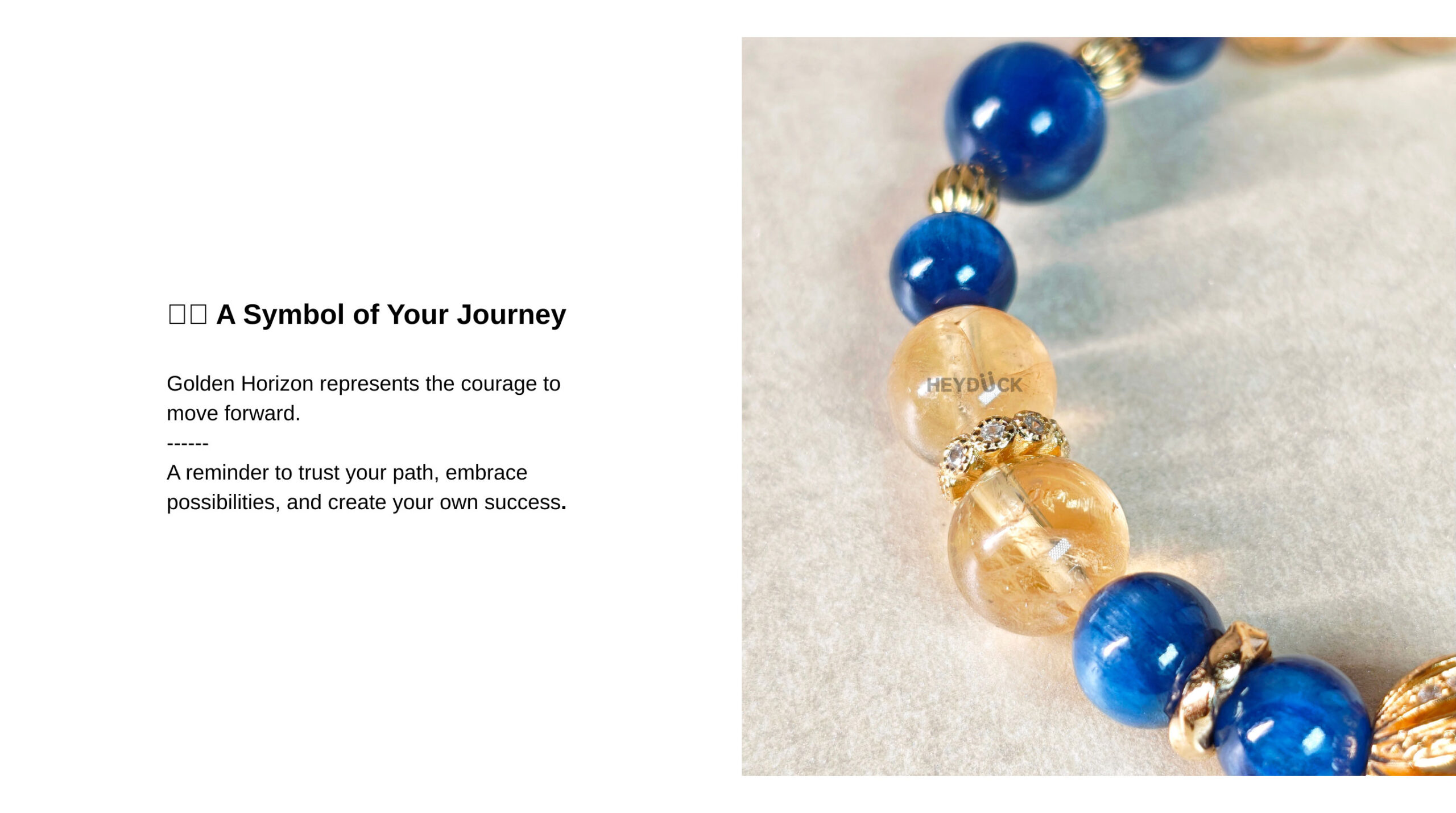 GiltWealth CL Ice Citrine and Blue Kyanite Bracelet symbolizing clarity, confidence, growth, and new horizons.