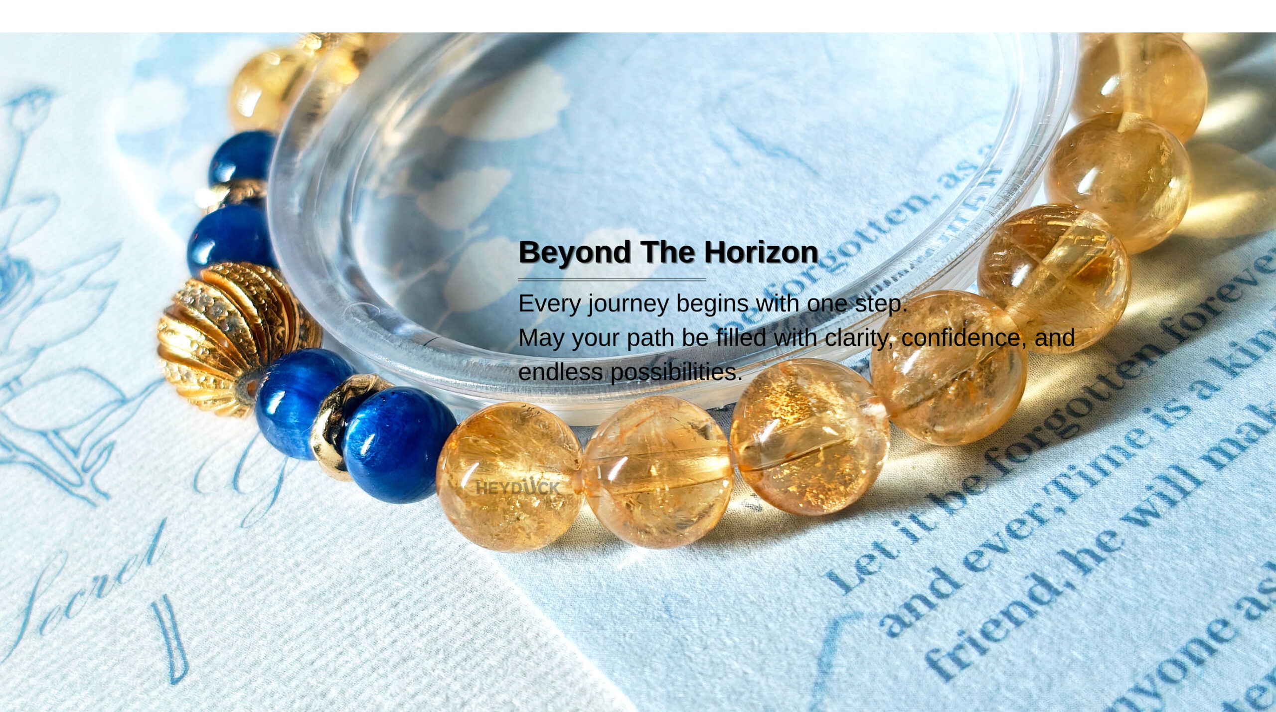 Ice Citrine Golden Horizon Bracelet representing confidence, possibilities, and a meaningful journey forward.