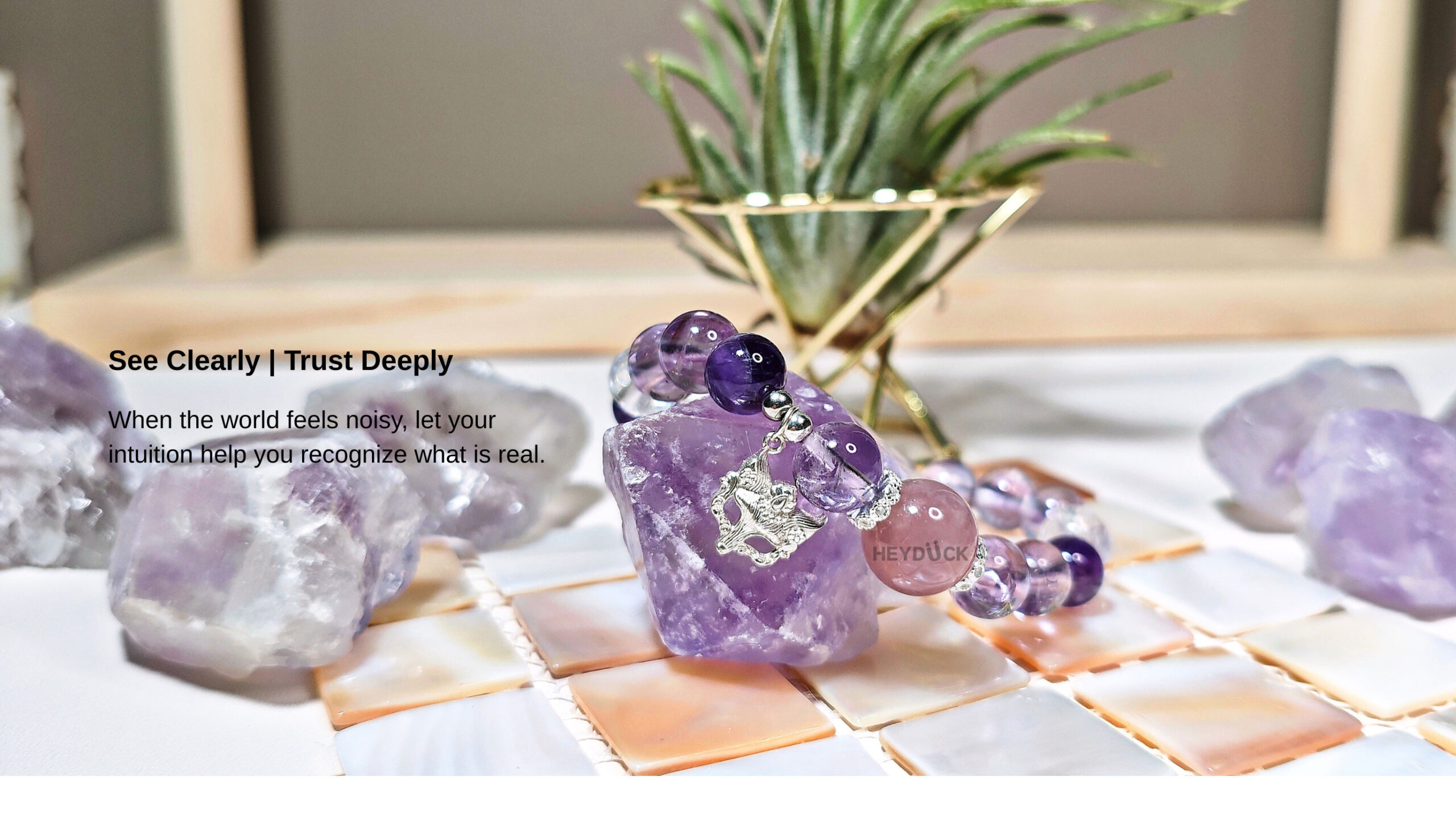 Quiet Discernment Crystal Bracelet