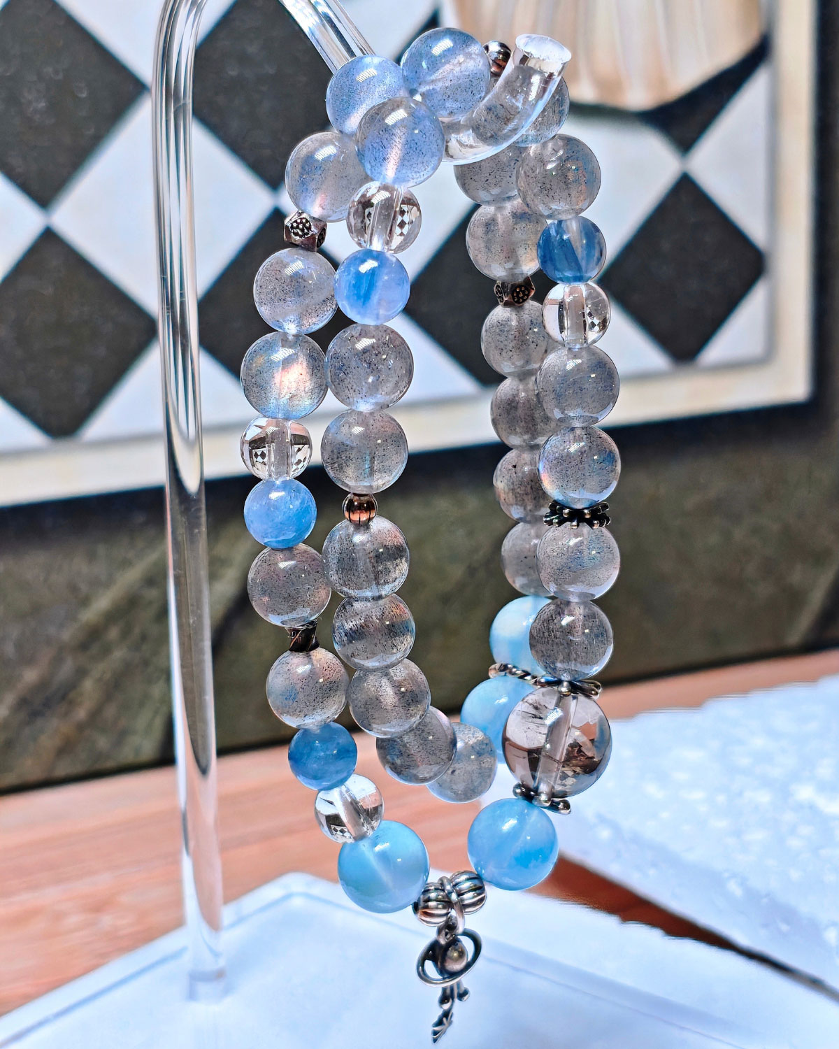 Career Orbit crystal bracelet by HEYDUCK
