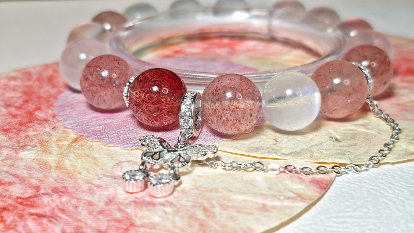 Crystal bracelets featured on the HEYDUCK blog